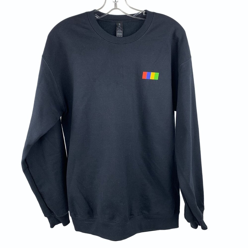 Ebay 2024 Logo Black Sweatshirt Gildan Unisex Size Medium Logo Ebayana